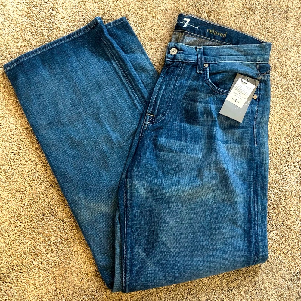 7 for all Mankind Mens Relaxed Jeans 32/32